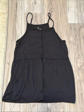 American Eagle Outfitters Black Soft & Sexy Spaghetti Strap Tank